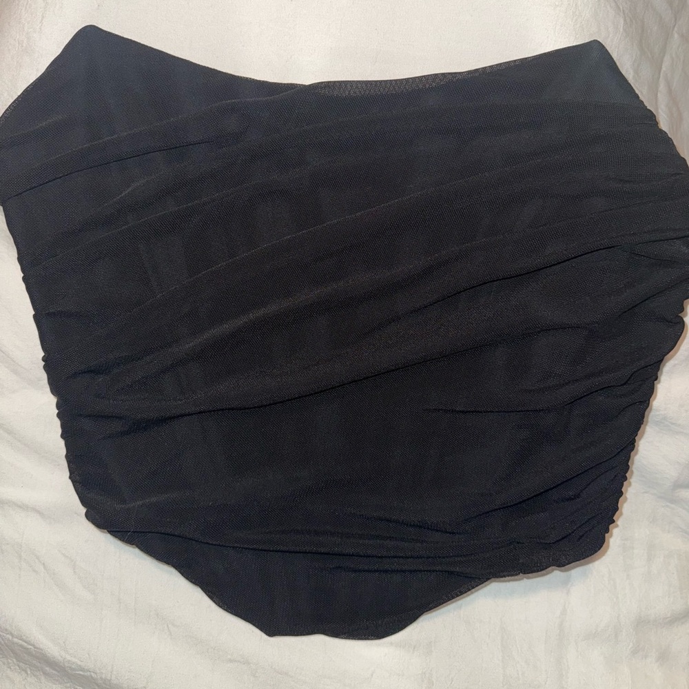 Black Women's corset crop top